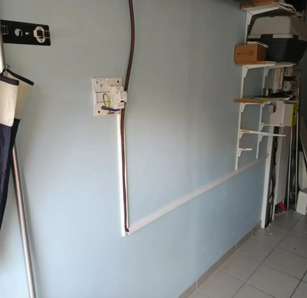 Câblage du tableau de protection dédié dans le garage